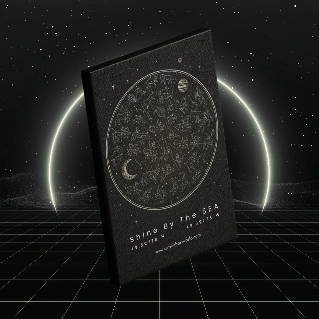 Canvas Board Black Color Classic Style