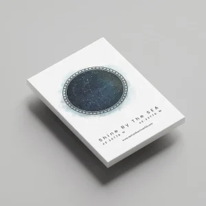 Canvas Board Midnight Star-Map Circle