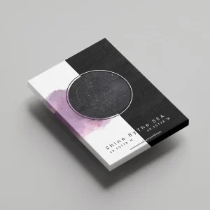 Violet Aura Contrast Canvas Board